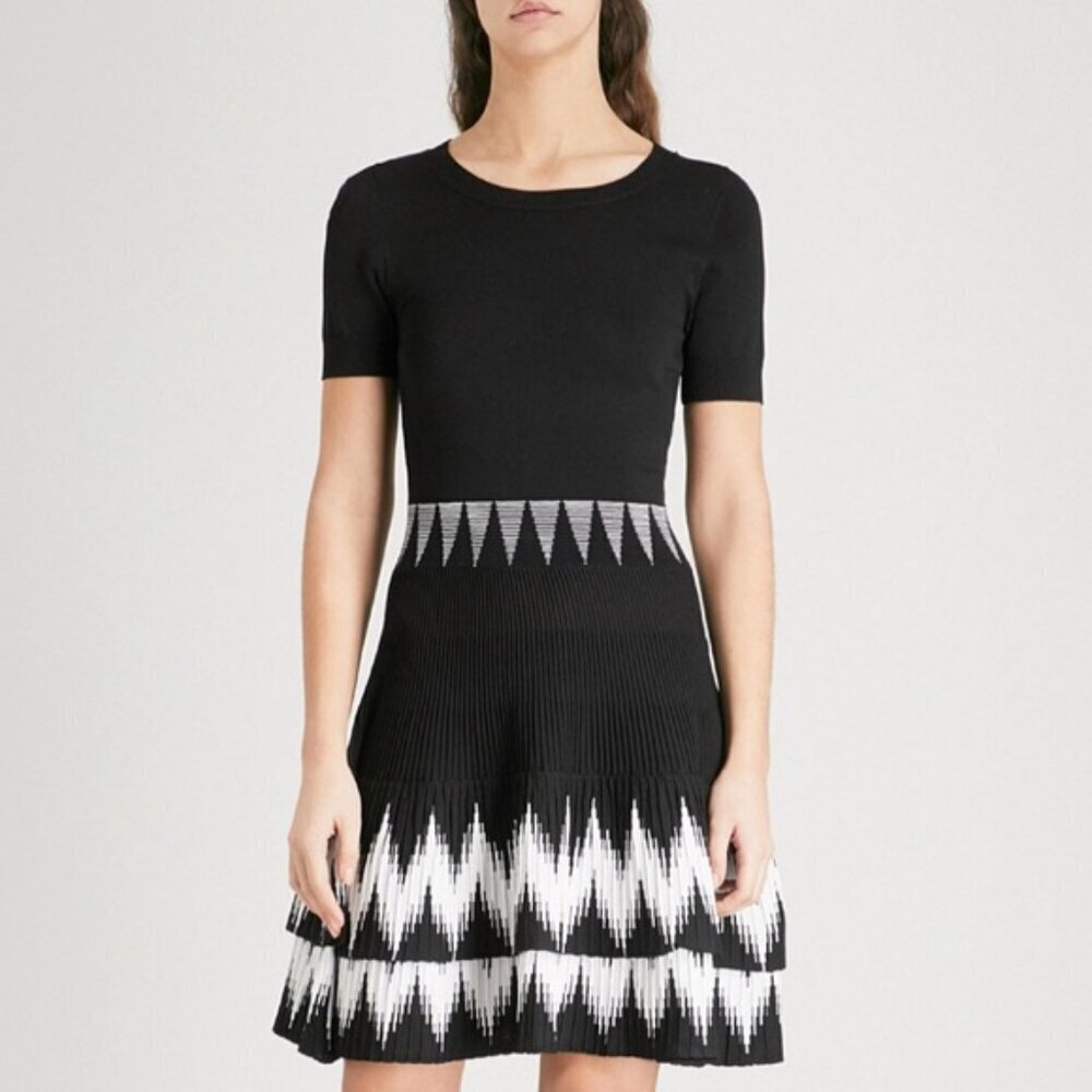 Maje Ralia Knit Skater Dress - Picture 6 of 16